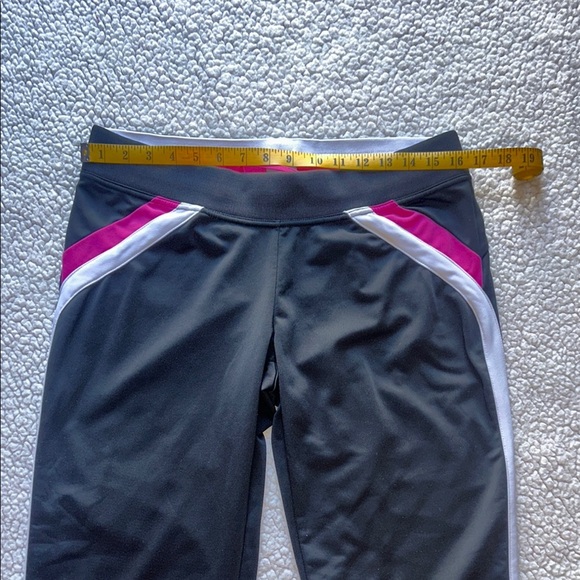 Nike Women's Black Joggers with Pink and White Stripes - Picture 2 of 12